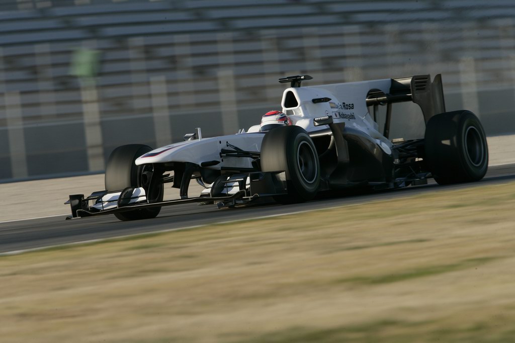 Test Valencia primi km, Kamui Kobayashi, BMW Sauber C29